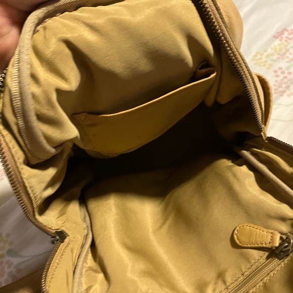 Cutest Tan Leather Backpack - Picture 5 of 13
